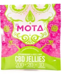 Buy 200mg CBD Strawberry and Key Lime Jellies (Mota)