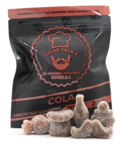 Buy 200mg THC Assorted Cola Gummies (Sugar Jack’s)