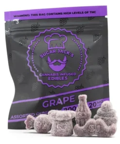 Buy 200mg THC Assorted Grape Gummies (Sugar Jack’s)